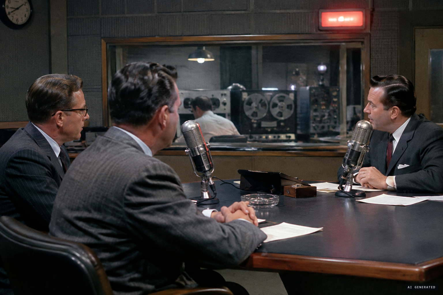 Menger and Van Tassel on Long John Nebel's WOR radio show