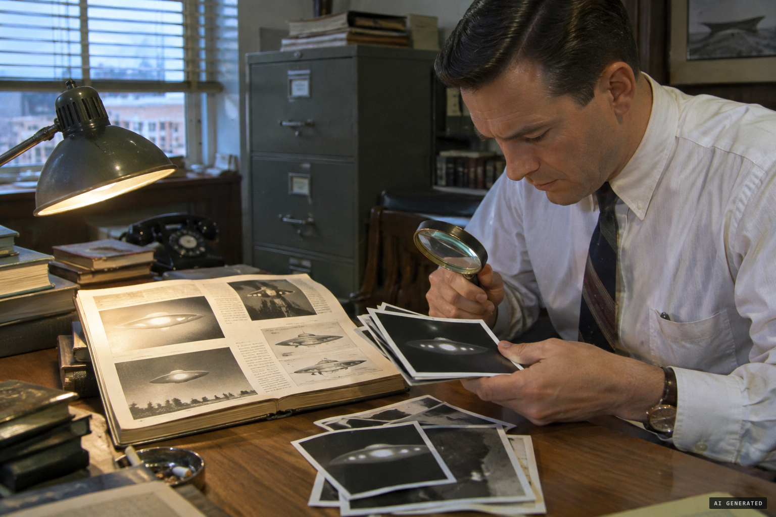 Critics compare Menger's Polaroids with Adamski's story
