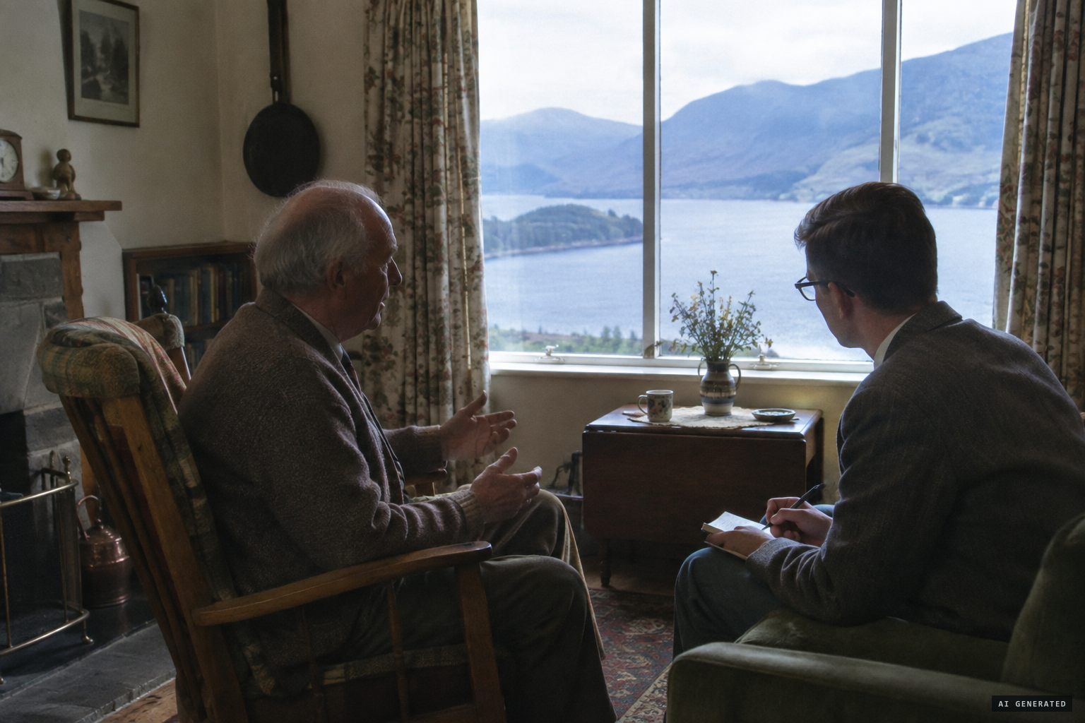 Gray tells his story with complete conviction to a visiting investigator