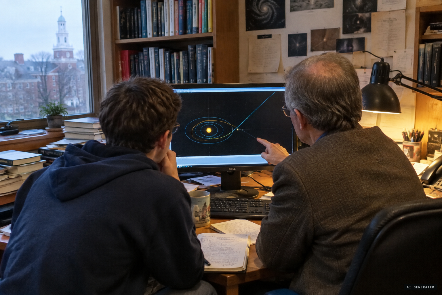 Siraj and Loeb study the catalogued speed and trace a hyperbolic orbit