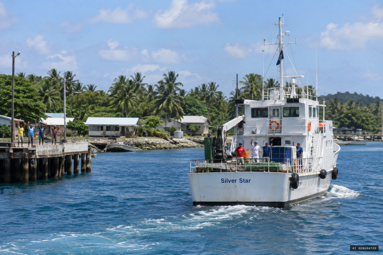 The expedition sails from Lorengau aboard the Silver Star