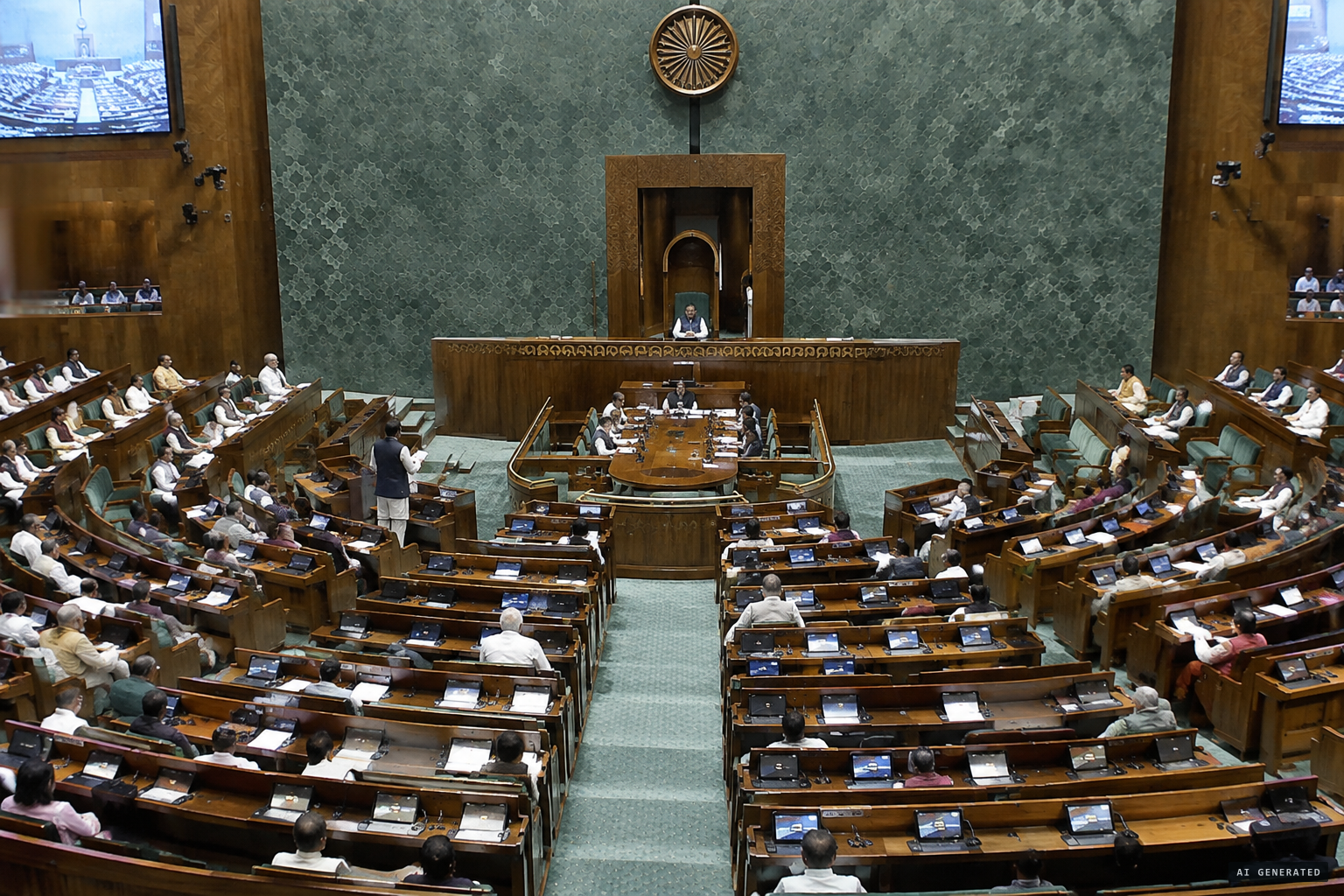 December 2023: the Imphal sighting is raised in the Lok Sabha