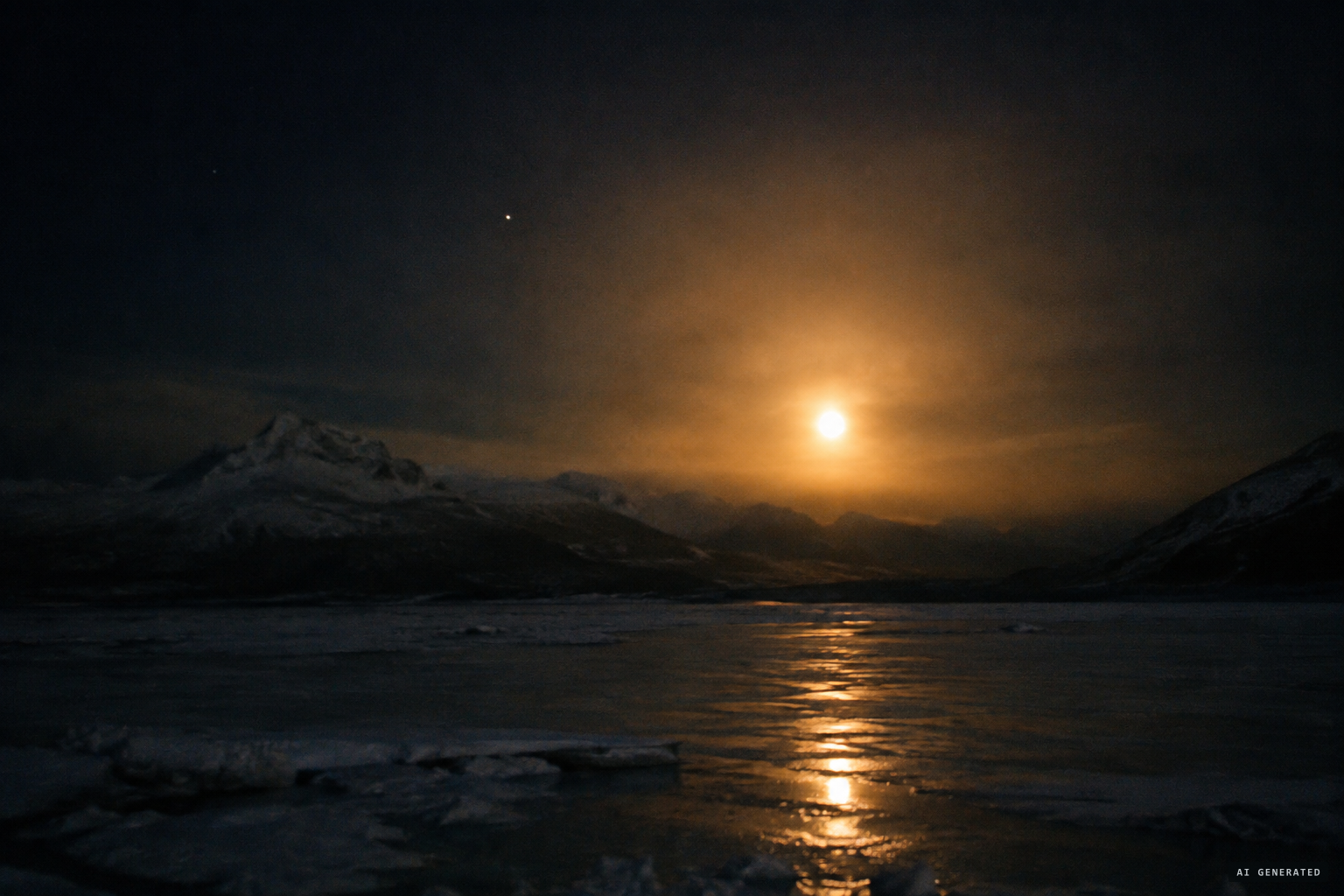 The skeptic's explanation: Jupiter low on the horizon and moonlight on ice crystals