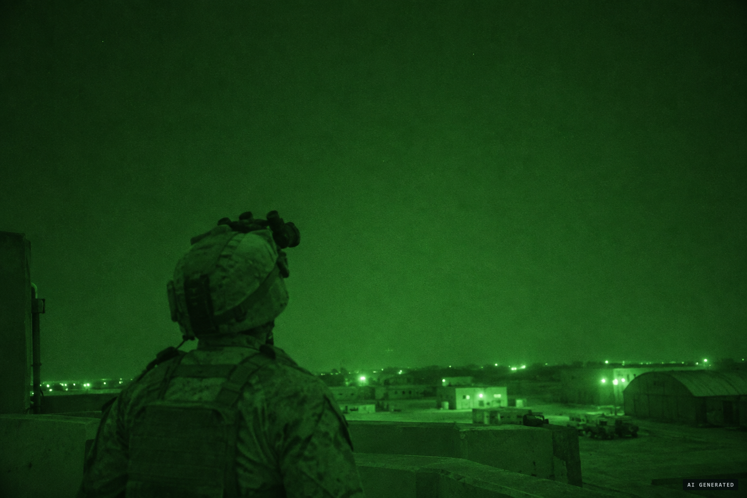 Witnesses said it was invisible through night-vision goggles