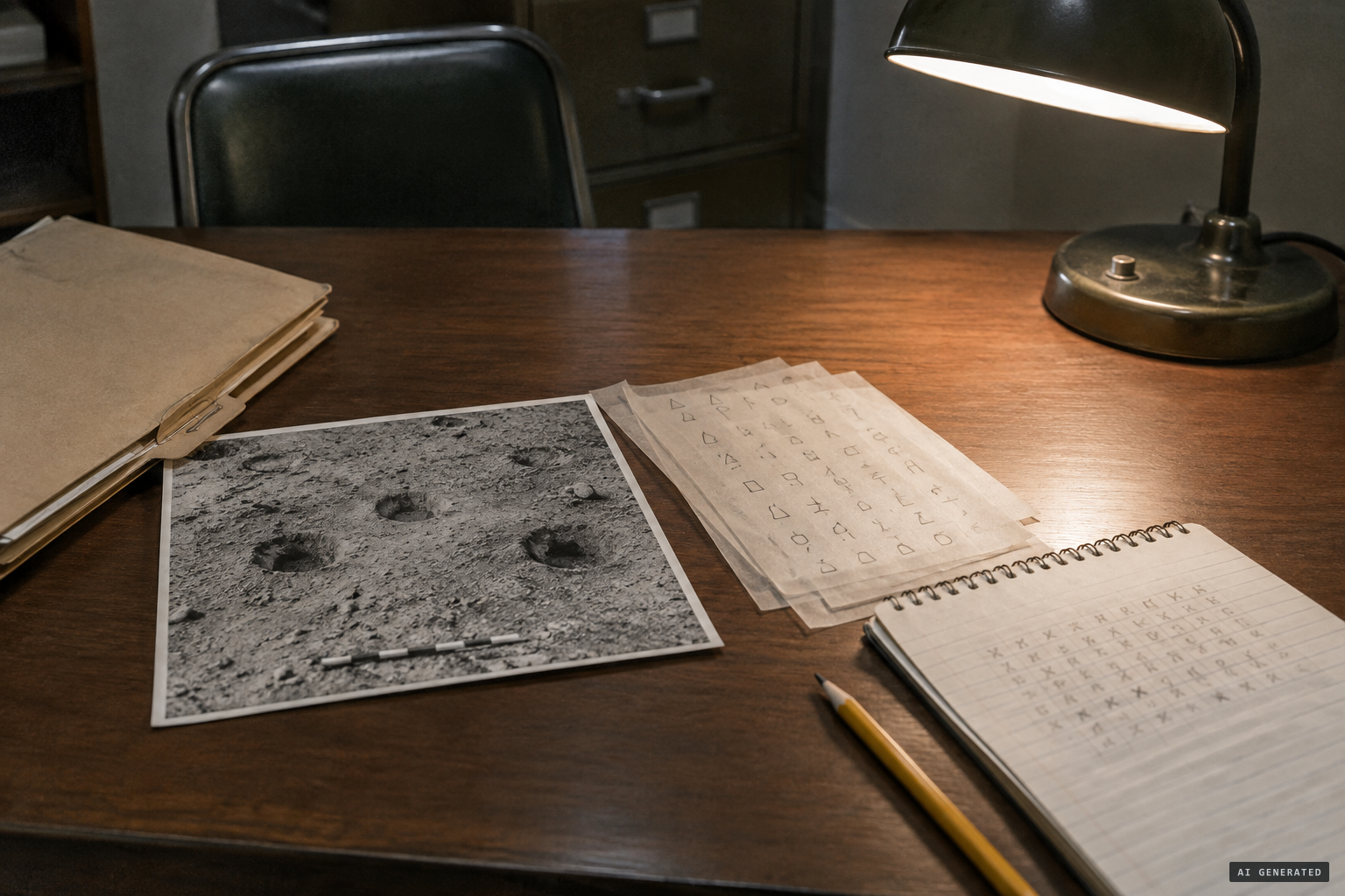 Blue Book rules a hoax: dug holes and a simple English substitution code