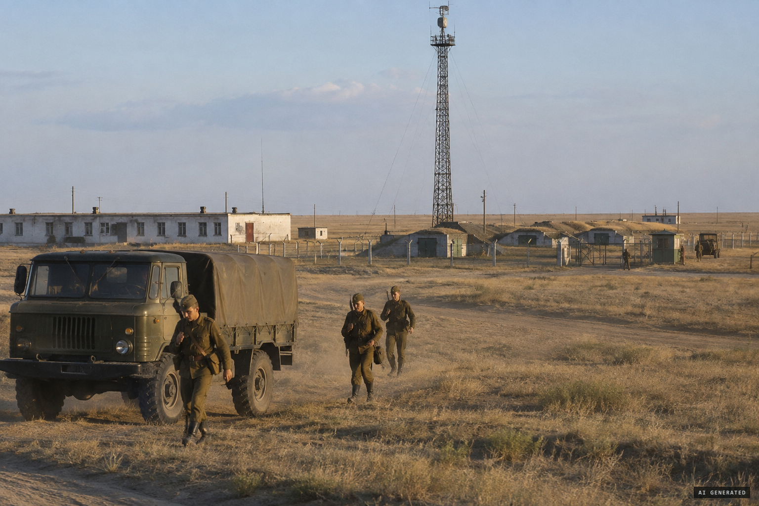 The Soviet Army units north-east of Kapustin Yar, 1989
