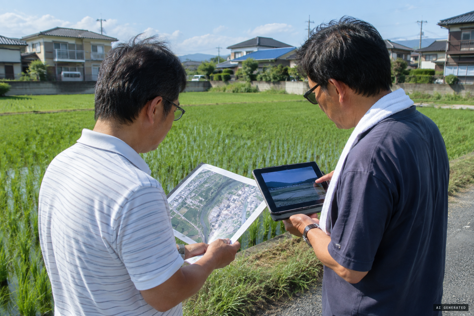 Fifty years on, researchers locate the paddy area