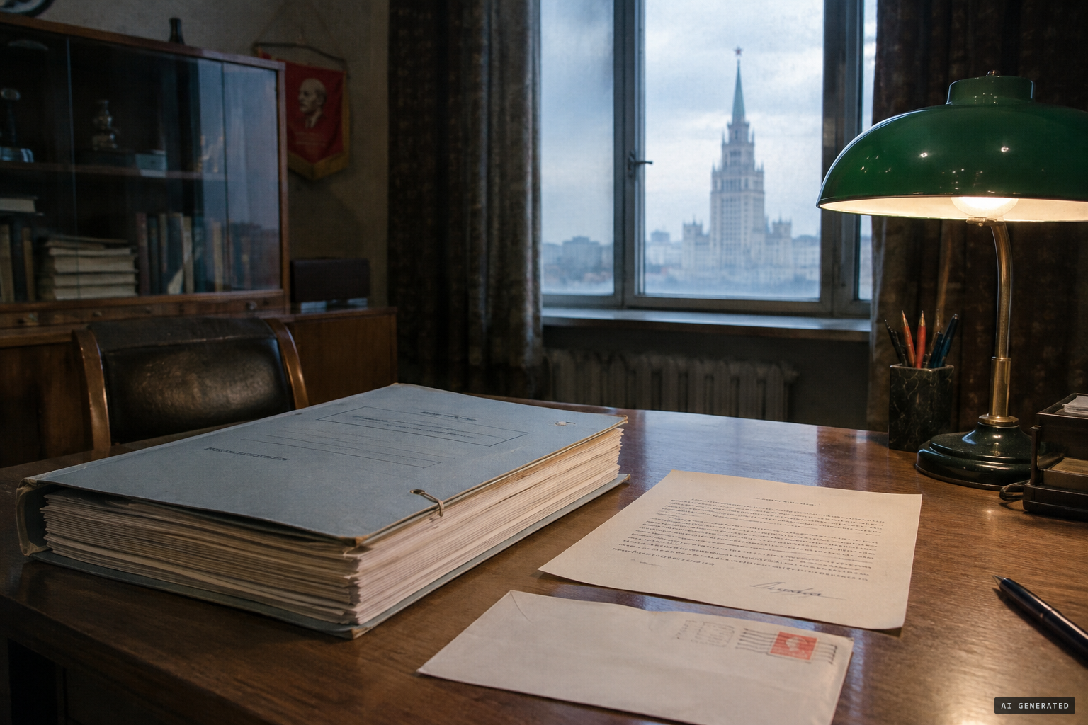 The KGB's package of reports, later known as the Blue Folder