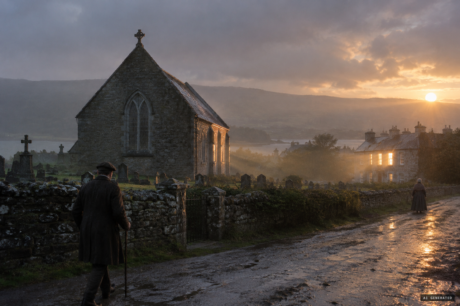 Nickell's theory: sunlight reflected from windows through rainy mist