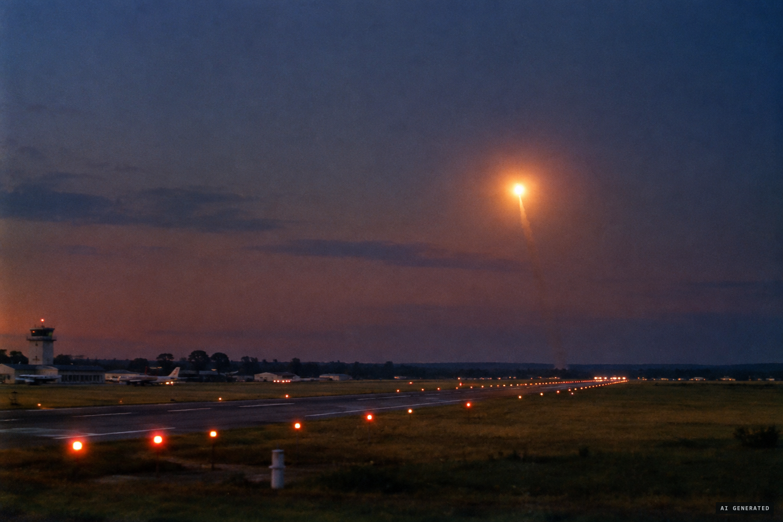 In Córdoba it seems to take off from the runway