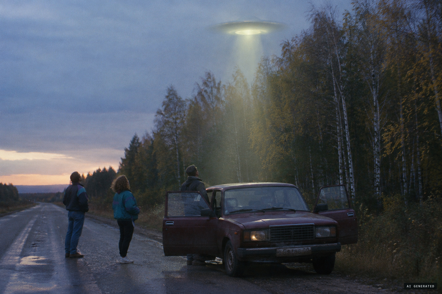 The ufologists' tale: engines stalled and an oval object took the body by beam