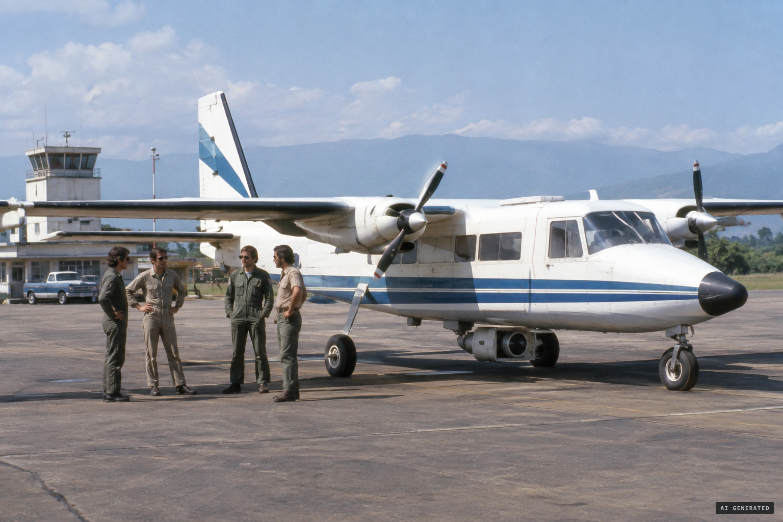 The Aero Commander 680F and its Zeiss RMK 15/23 mapping camera