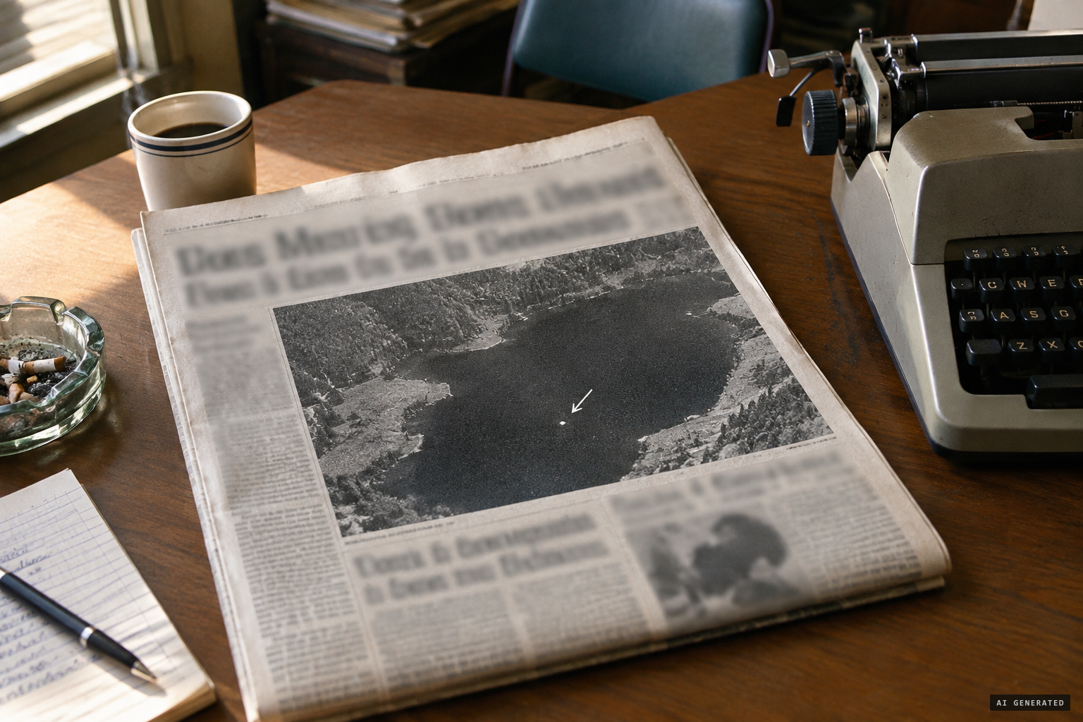 La Nación prints the photograph with an arrow, November 1979