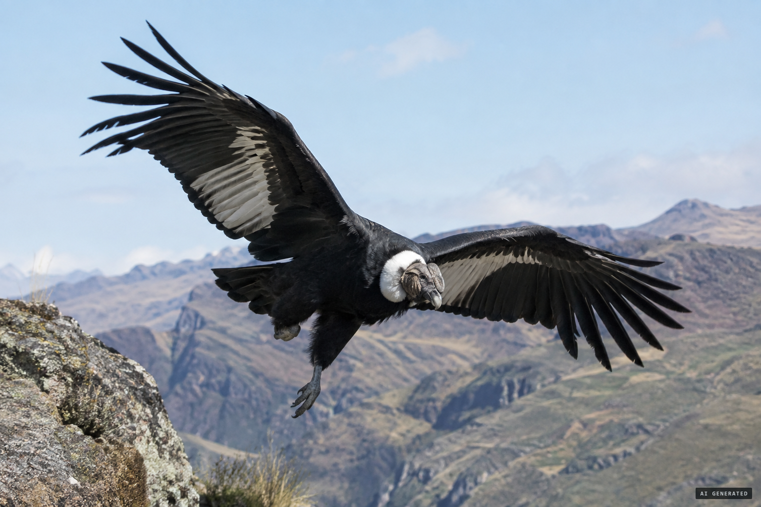 Escaped Andean condors, one of the proposed explanations