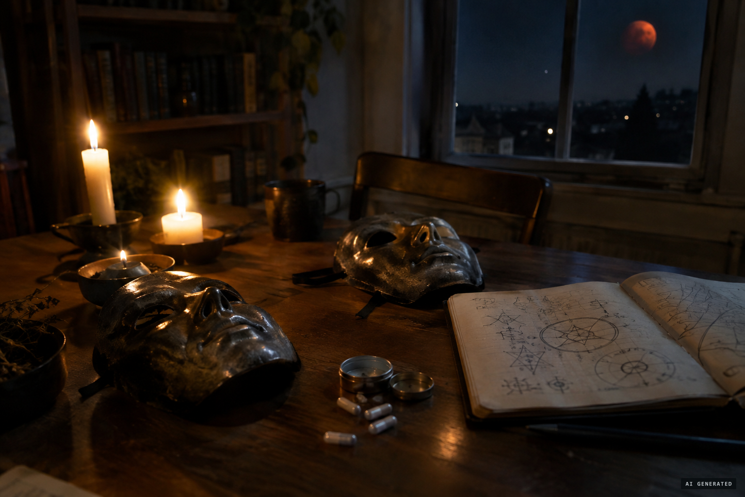 Theories: a contact ritual, occult tests, poison or robbery