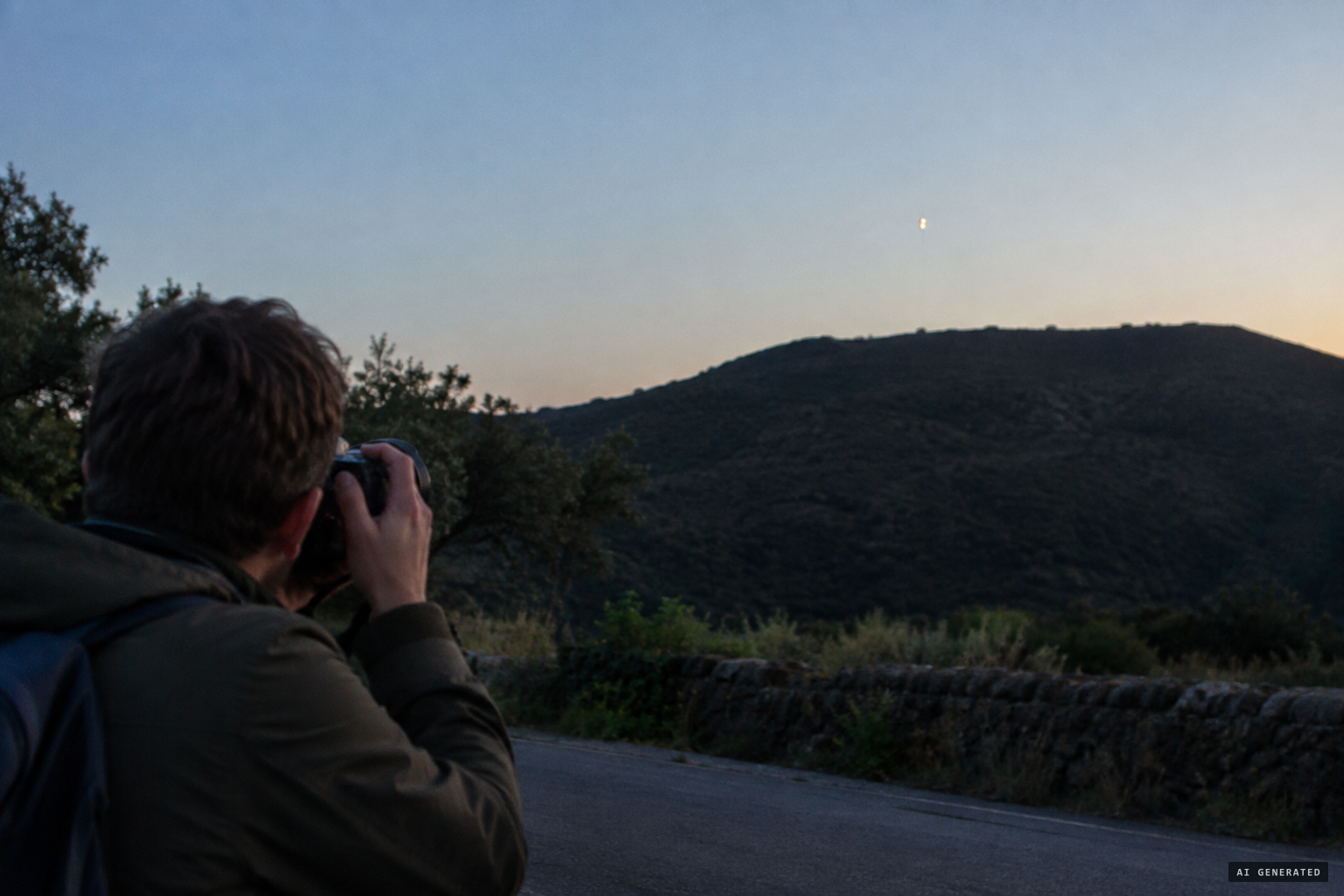 September 1968: Ari Pereira photographs an object over the hill