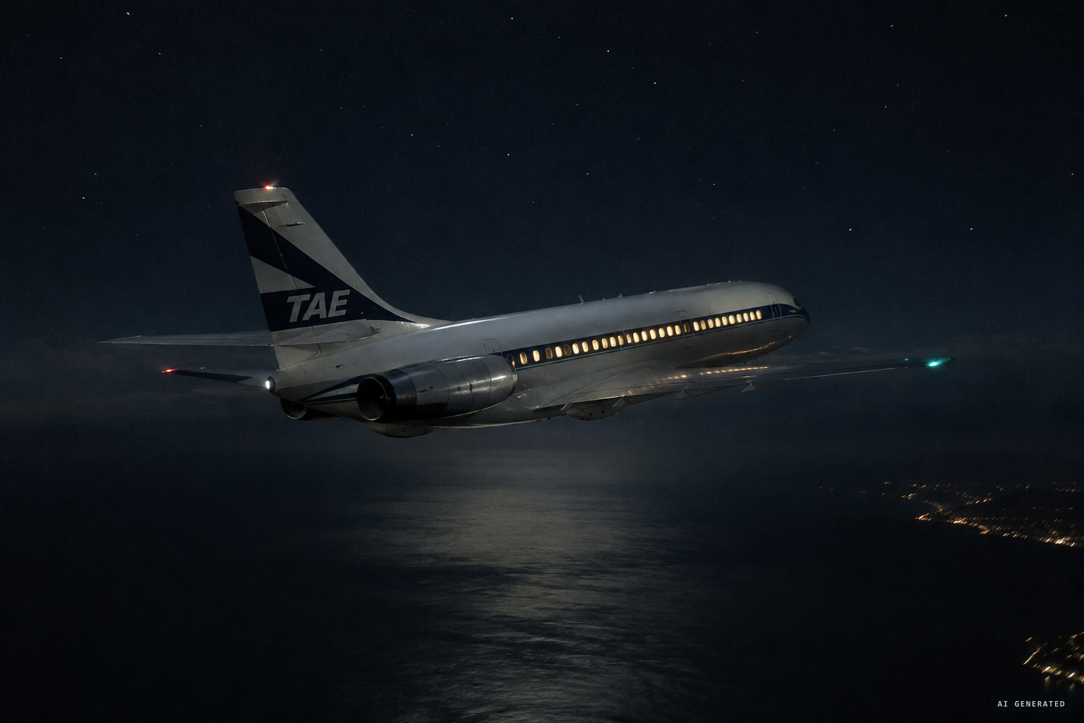 TAE flight JK-297, a Super Caravelle carrying 109 passengers from Salzburg to the Canary Islands