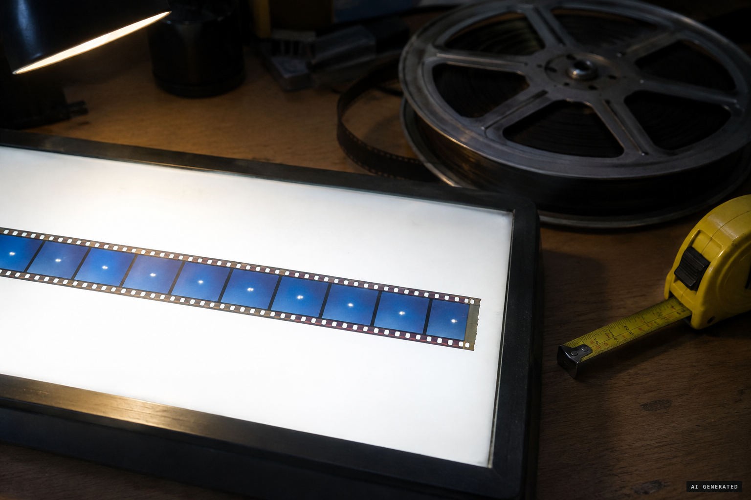 The returned film, with its first frames missing
