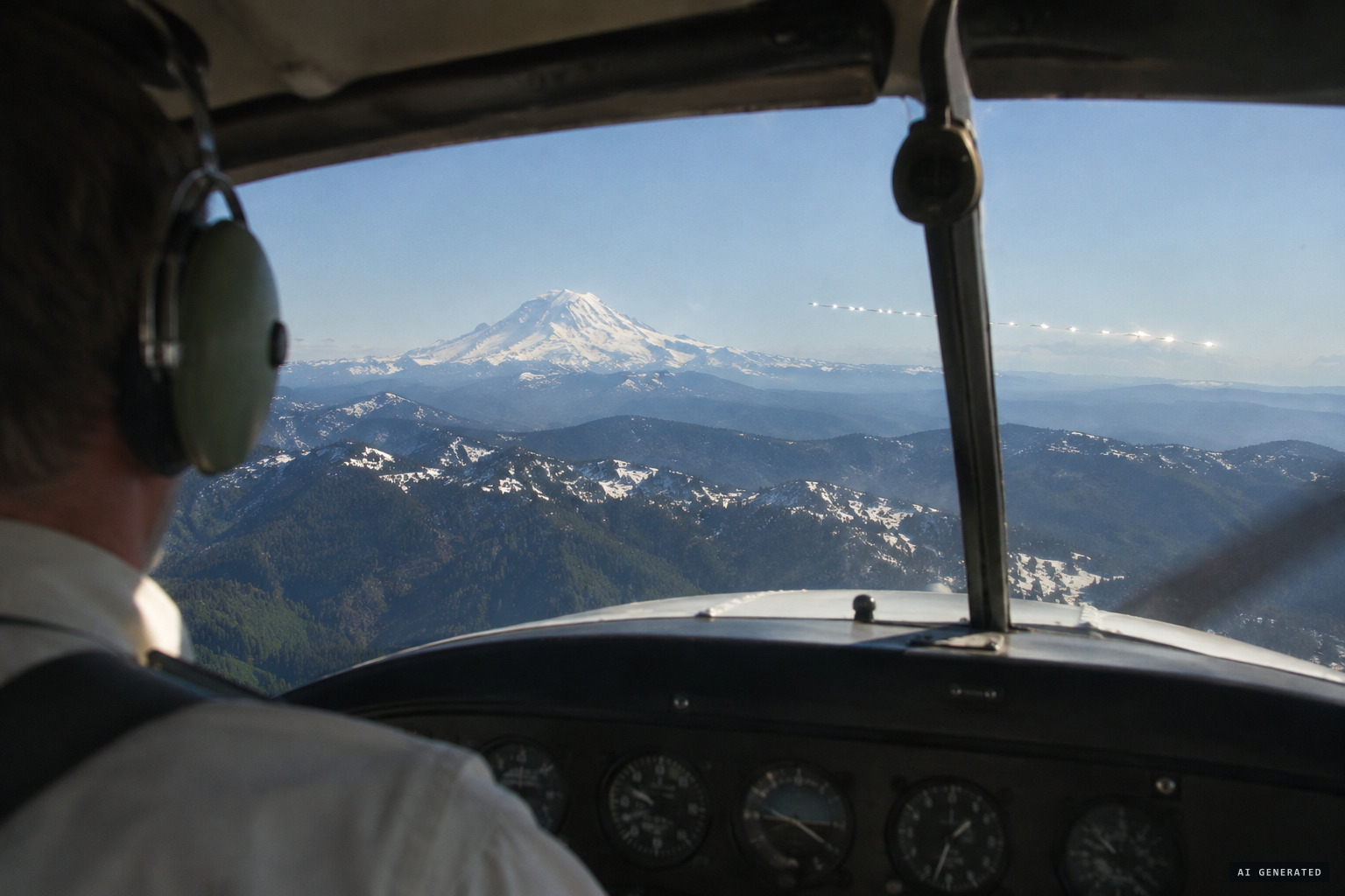 June 24, 1947: Kenneth Arnold reports craft near Mount Rainier