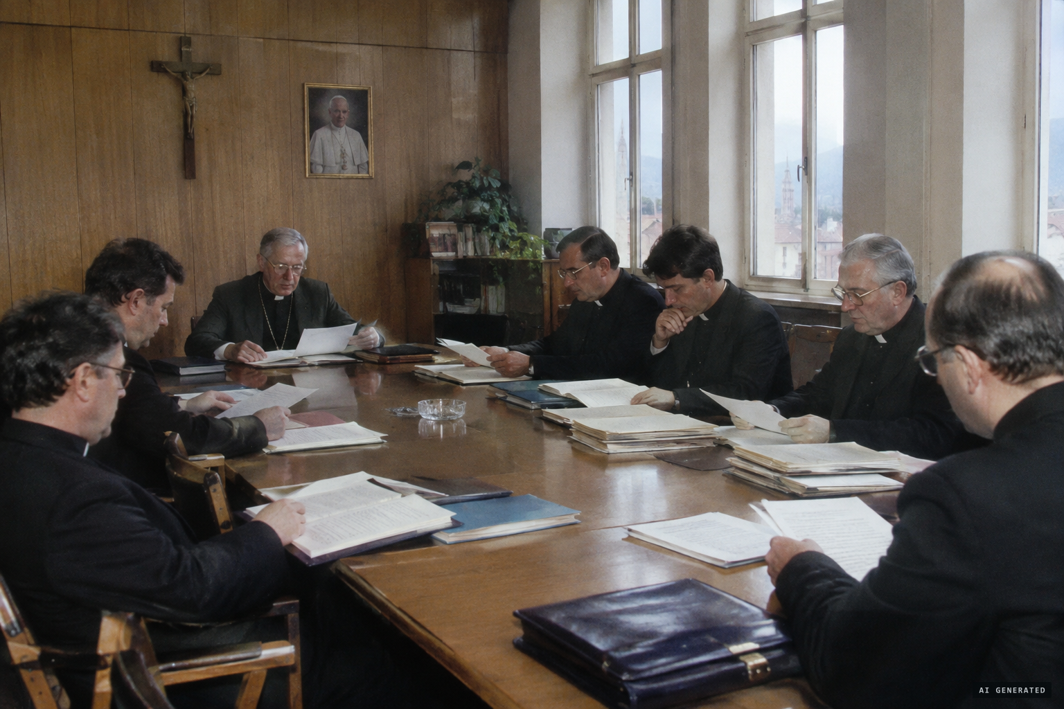 The diocesan commission weighs the events and finds supernatural origin not established