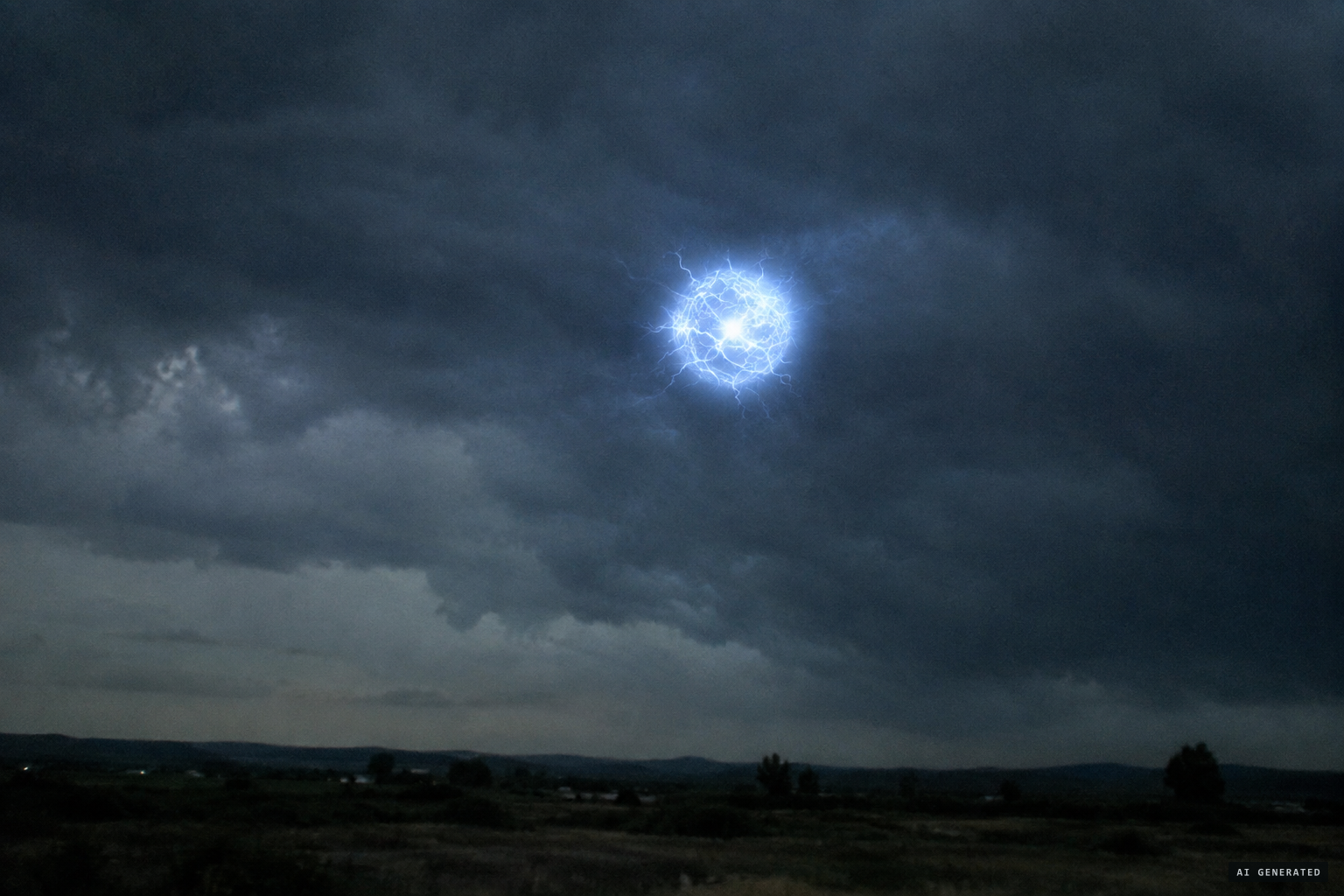 The first explanation offered: ball lightning