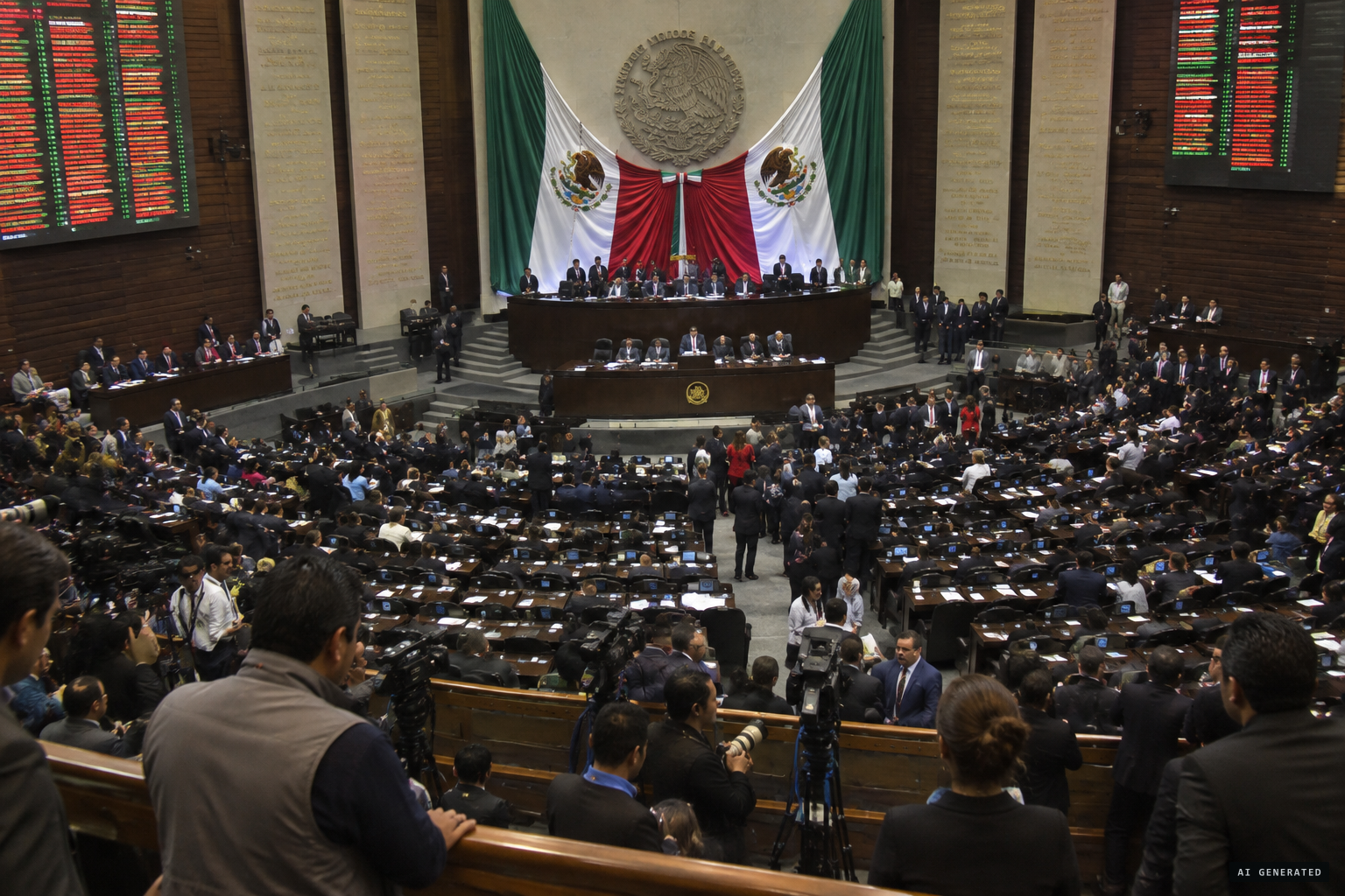 12 September 2023, 4 pm: the hearing opens in the Salón Legisladores de la República