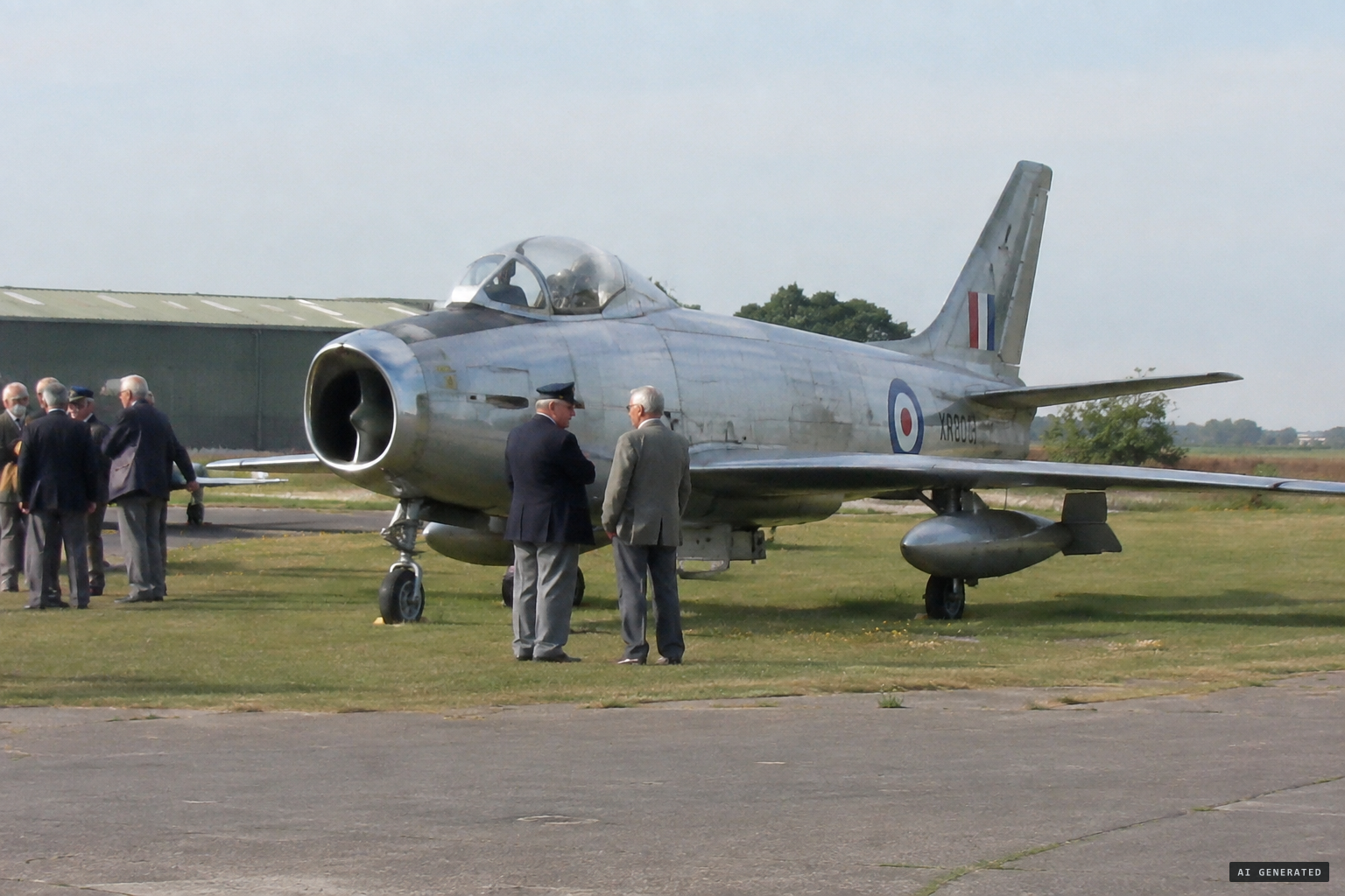 Torres and Roberson meet again at the 1988 USAF reunion at Manston