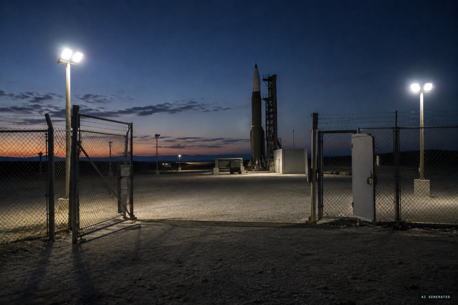 Oscar-7 at 4:49 am: gate open, access door unsecured, no tracks or prints