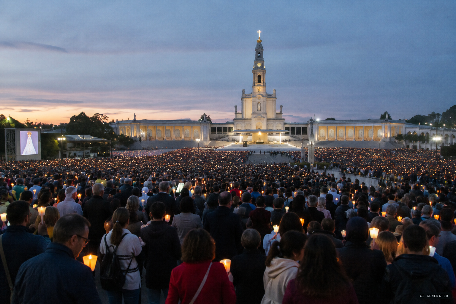 Millions of pilgrims still come to the Shrine at Fátima