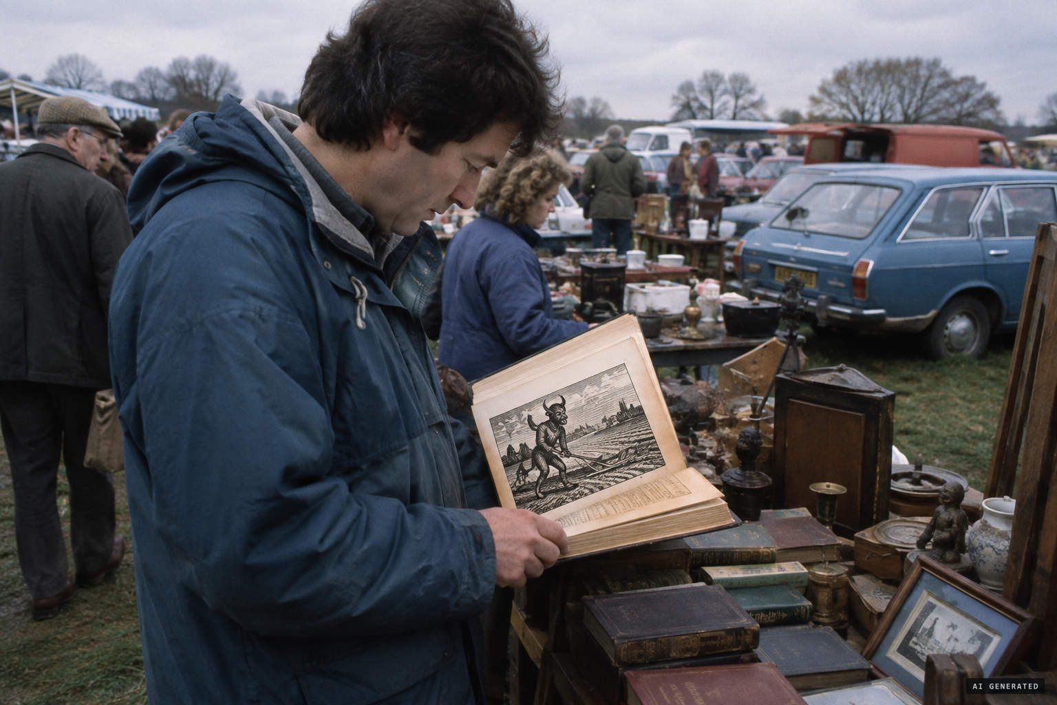 The woodcut rediscovered in Bygone Hertfordshire at a Surrey flea market
