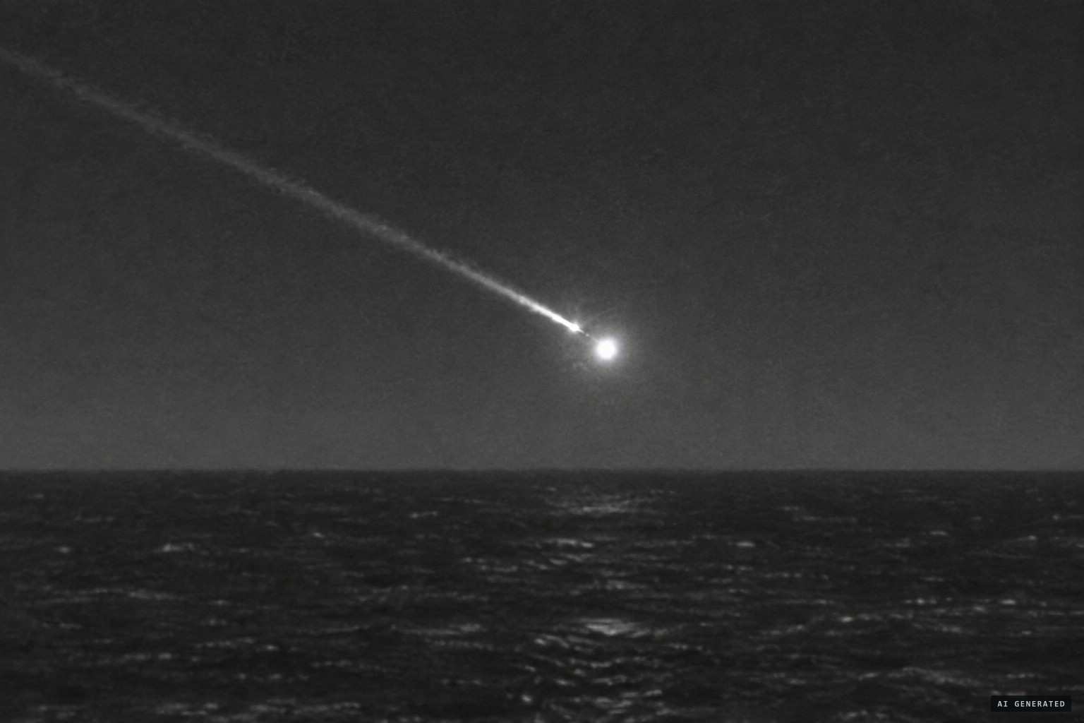 The Hellfire strikes — no explosion