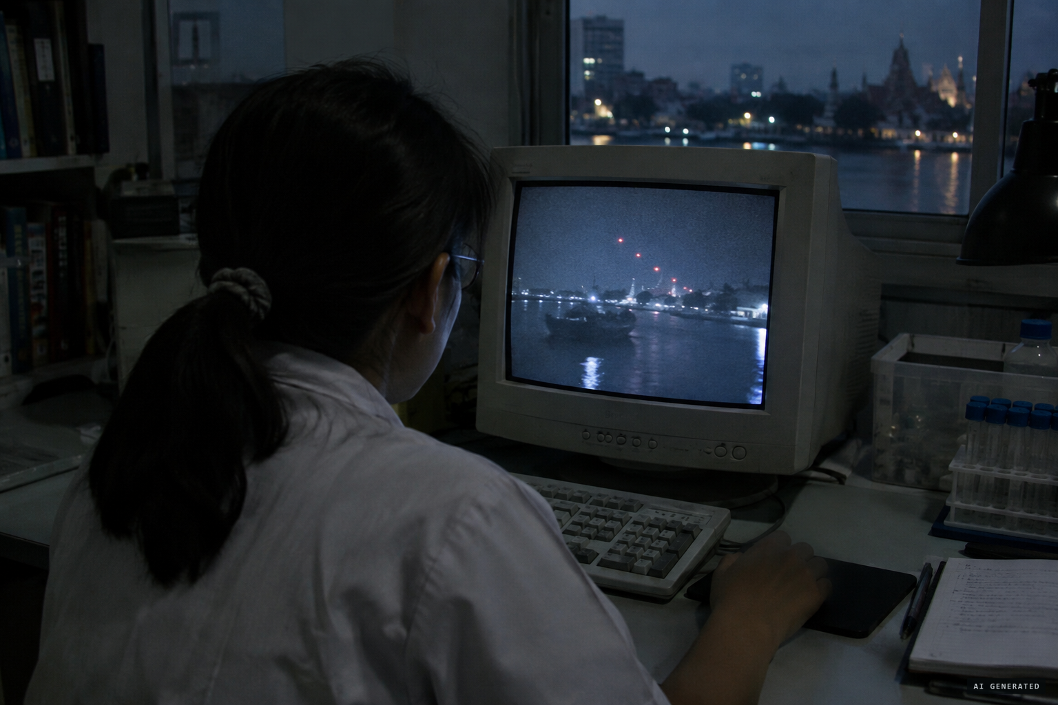 A Chulalongkorn biologist analyses footage and concludes flares