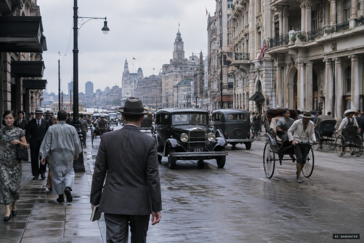 Shanghai, 1935, where Andrew Tomas met or heard Roerich