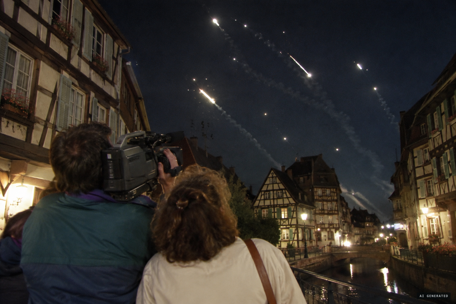 Patrick Depin films the 'armada' over Colmar