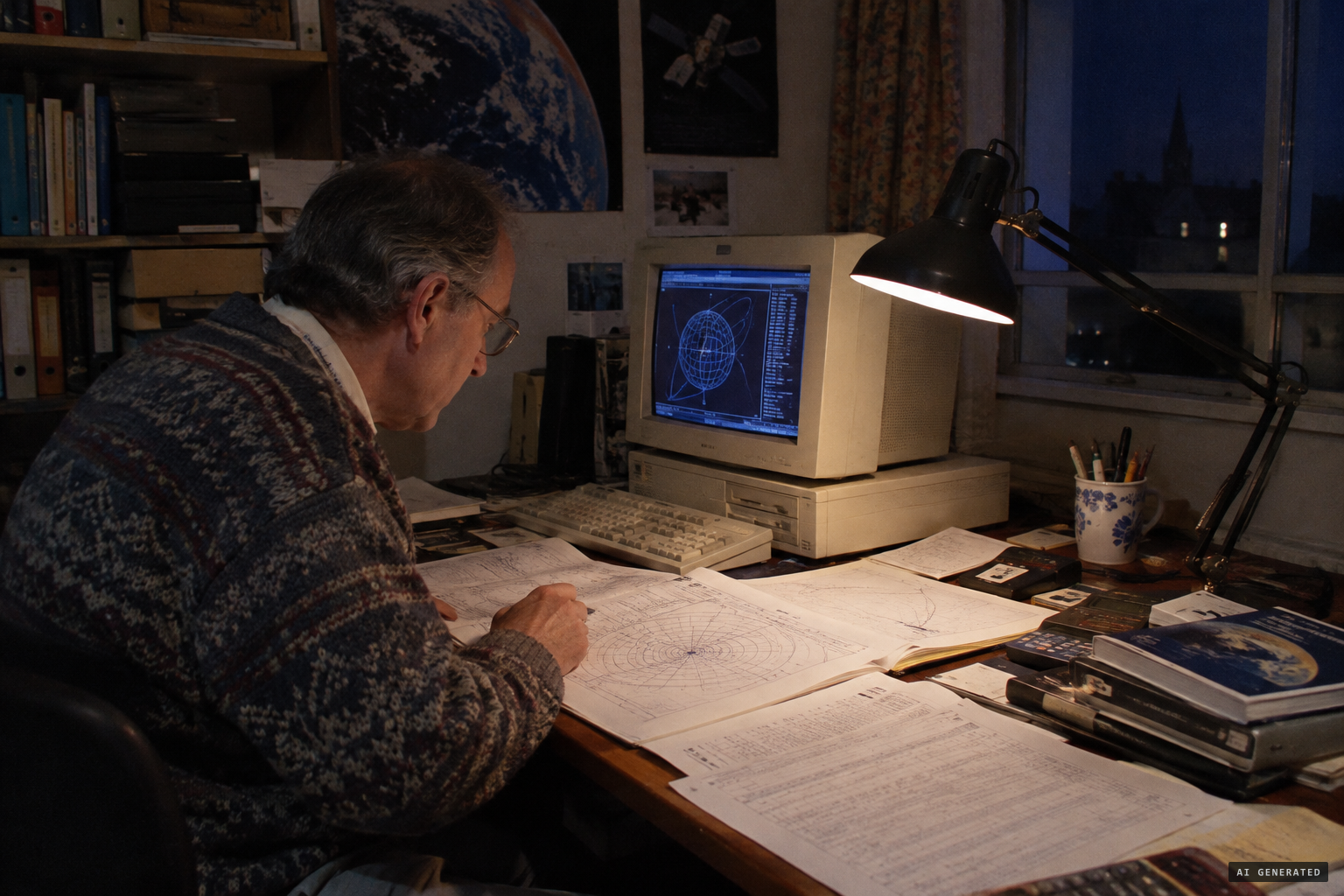 Pierre Neirinck identifies the Proton debris that same night
