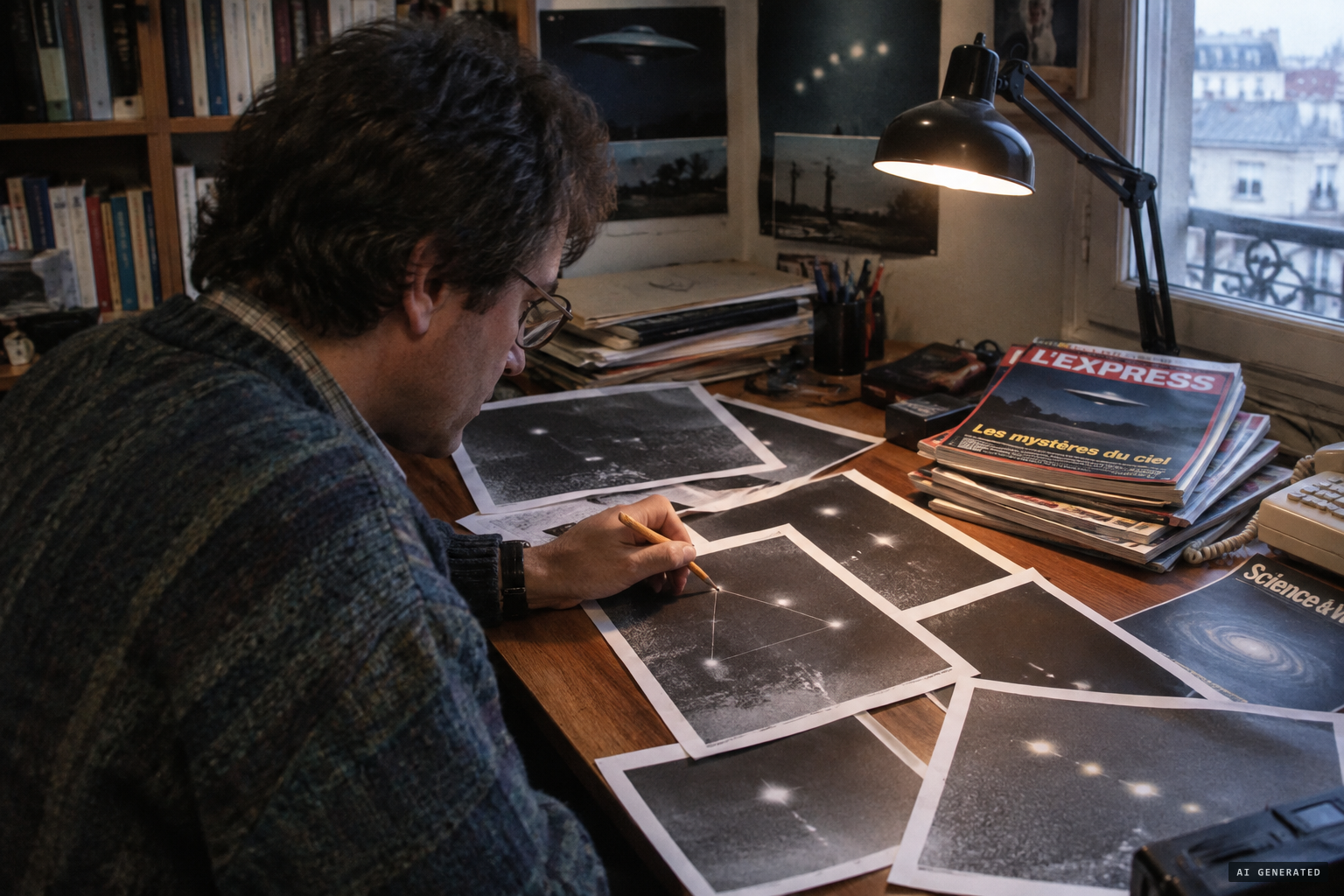 Ufologists argue Depin's frames show a triangle