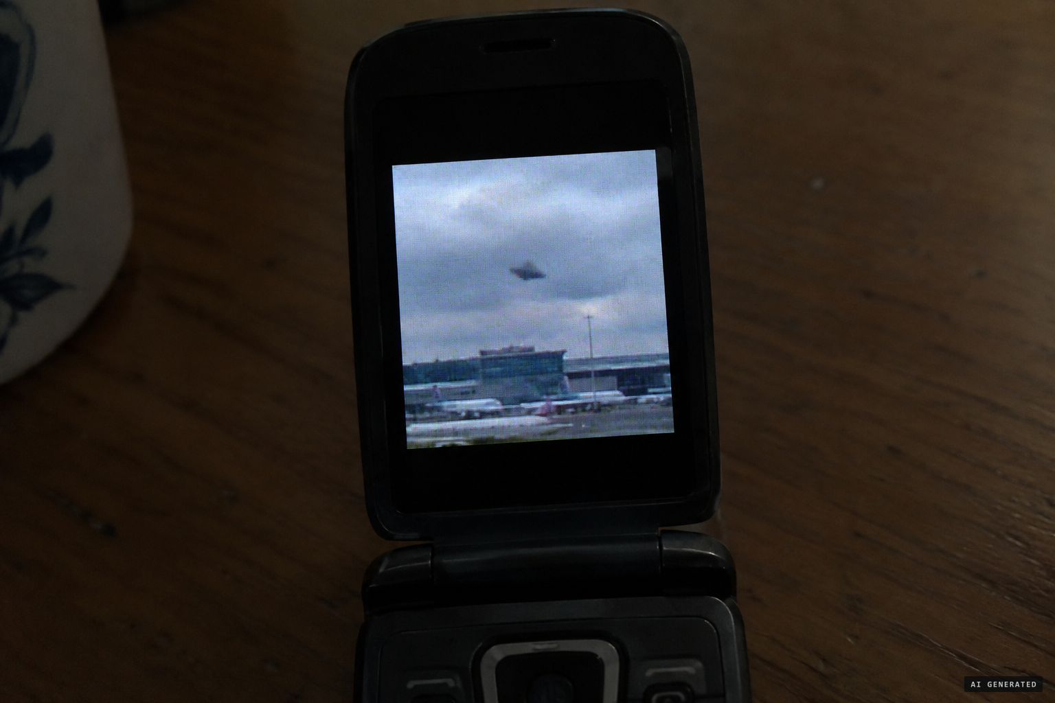 Two cellphone images appeared, but were never authenticated