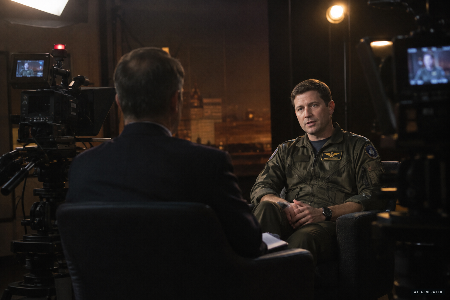 Navy aviators speak on camera to 60 Minutes, May 2021