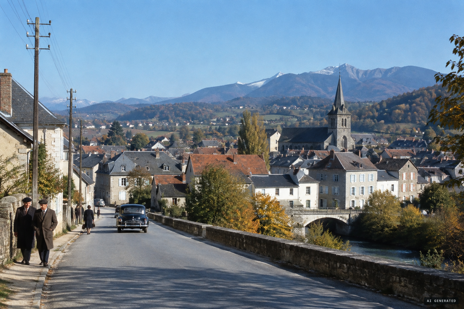 Autumn 1952: the quiet towns of southwest France before the strange sky events