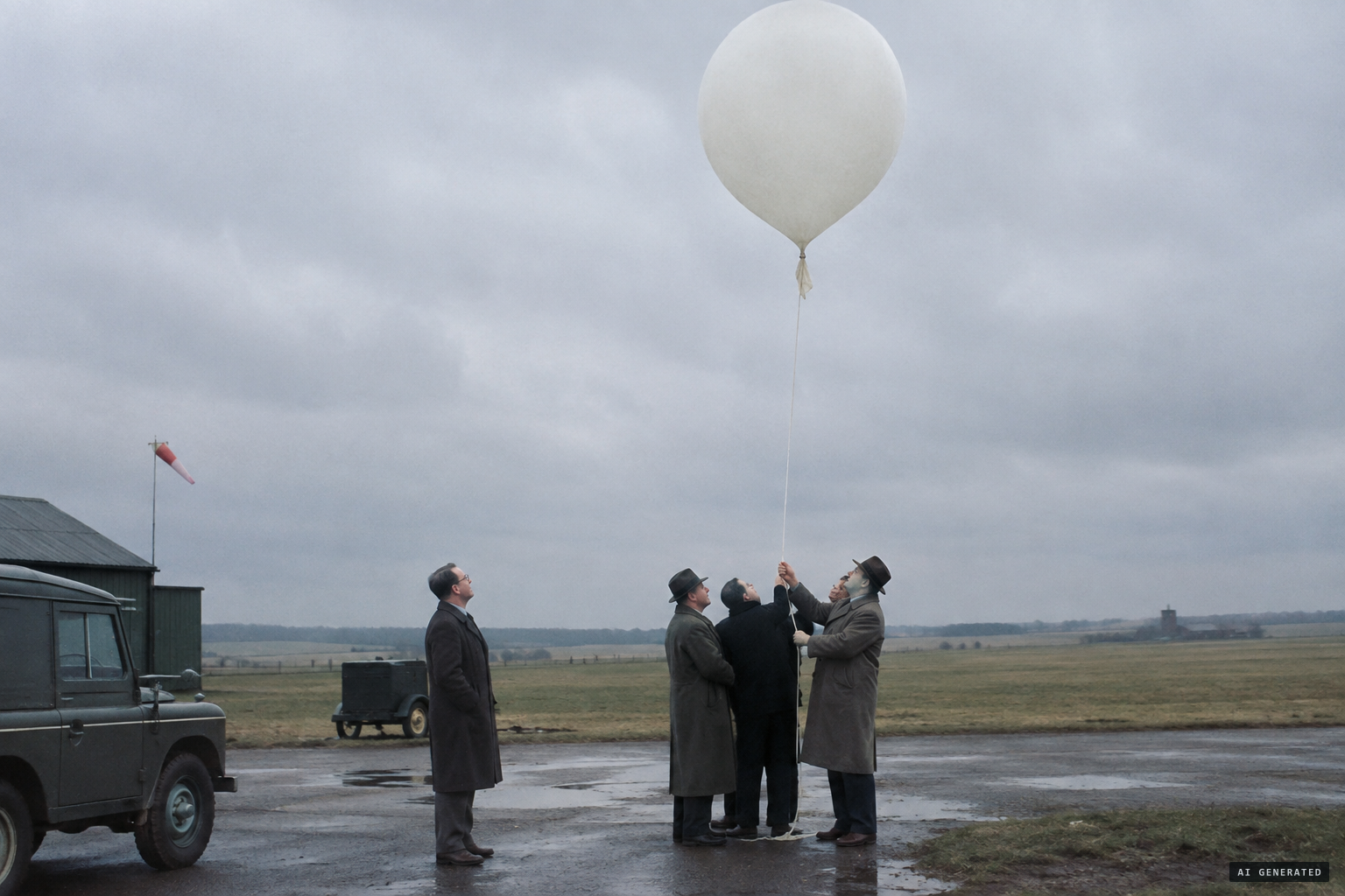 Weather balloons were among the suggested explanations for Mainbrace