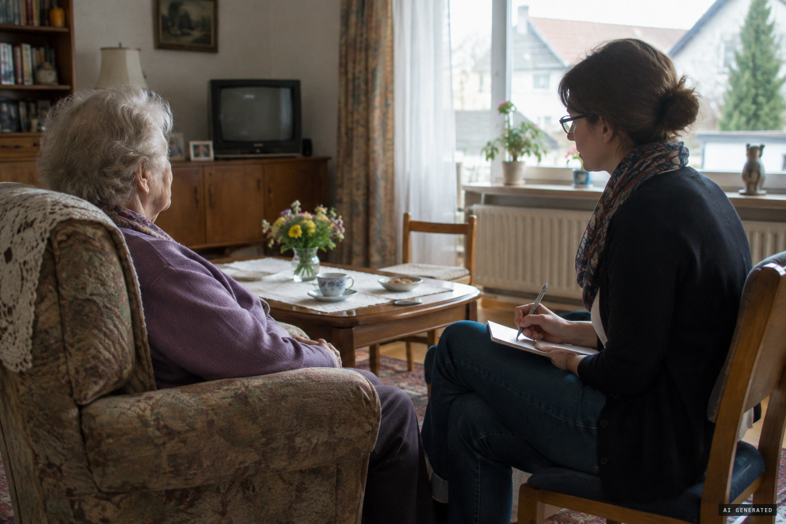In 2014 Gabriele, then 75, confirms that she saw the object take off