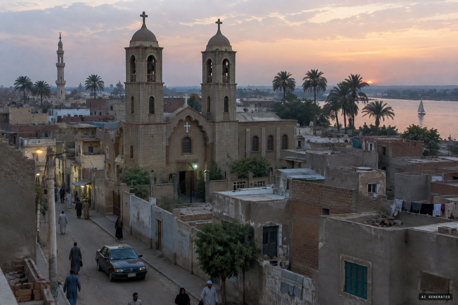 The Church of St. Mark the Apostle in Assiut's old church quarter