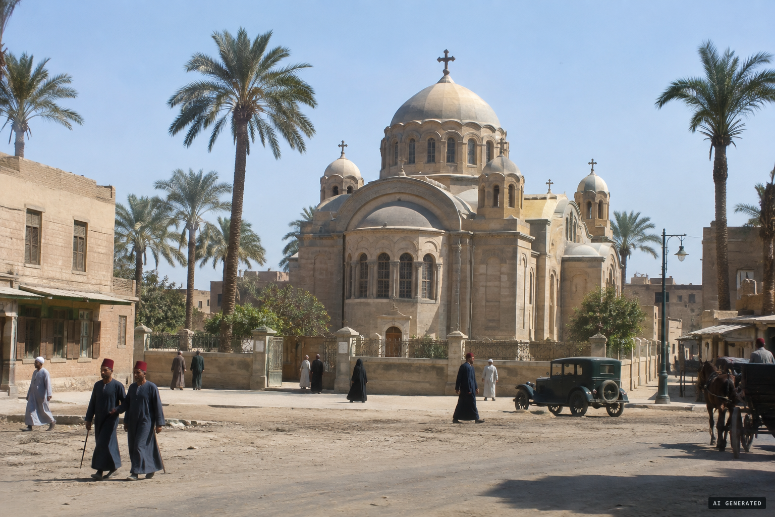 St. Mary's Coptic Church in Zeitoun, a miniature of the Hagia Sophia