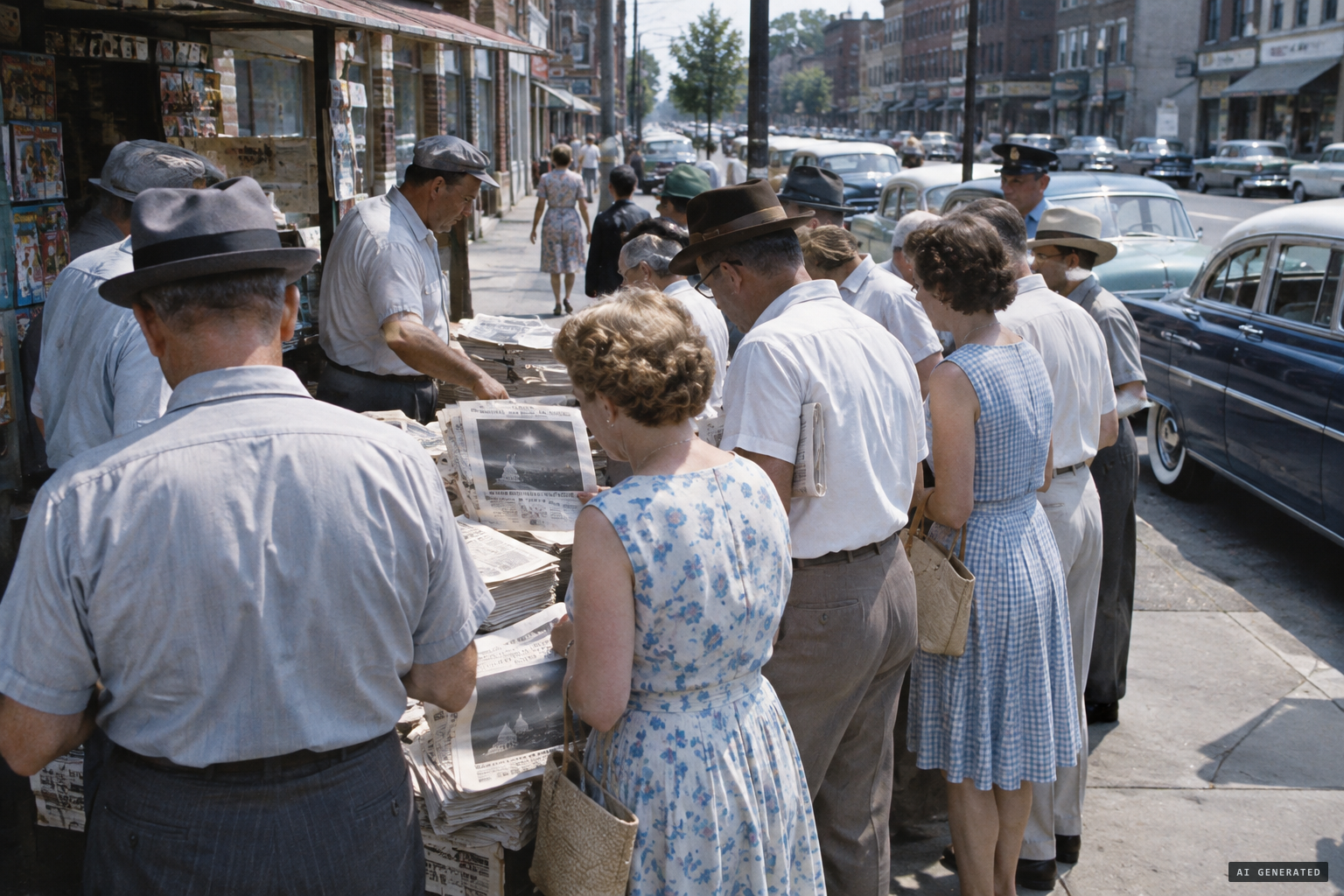Summer 1952: the saucer wave dominates the headlines