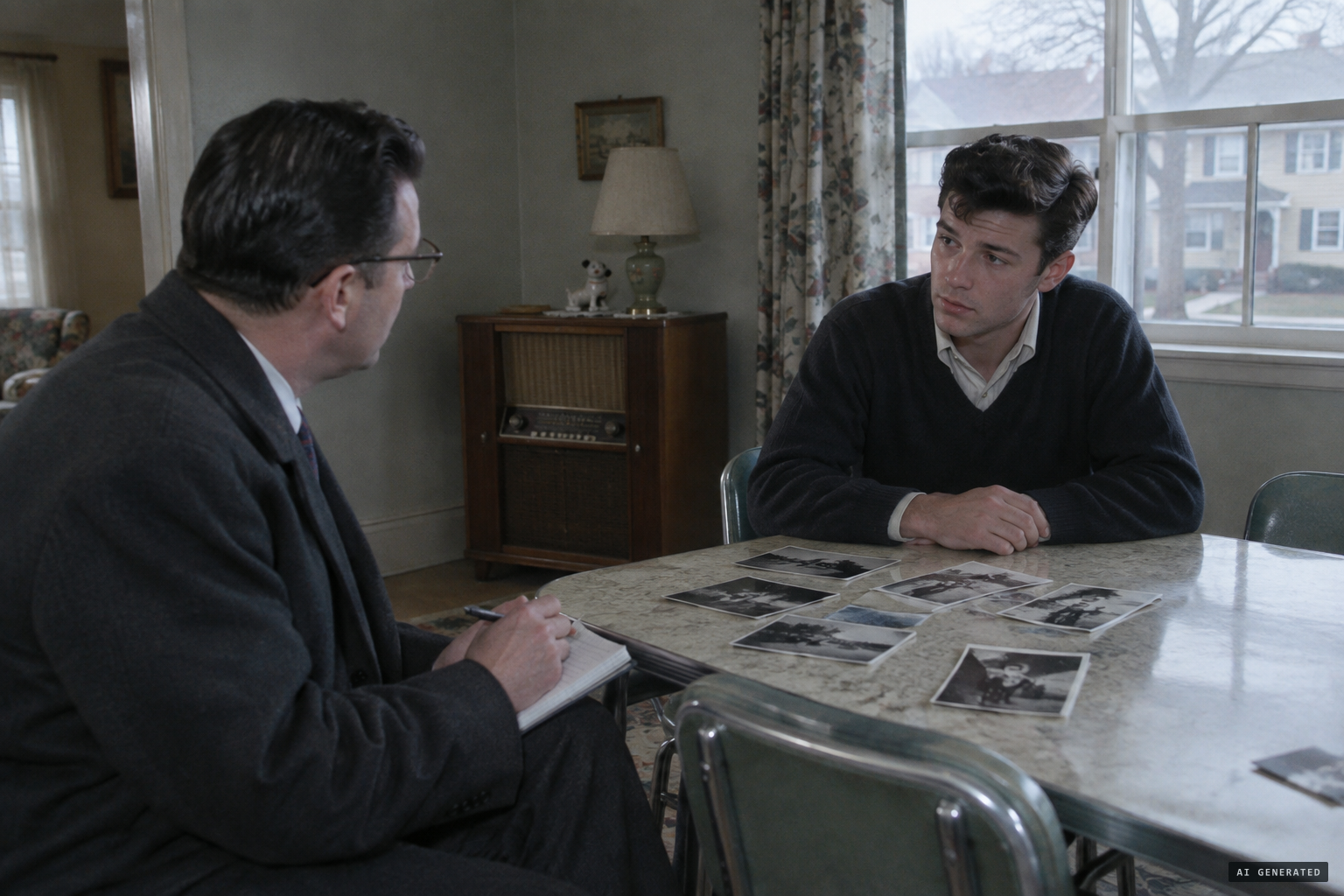 OSI agent George Wertz interviews Stock in November 1952