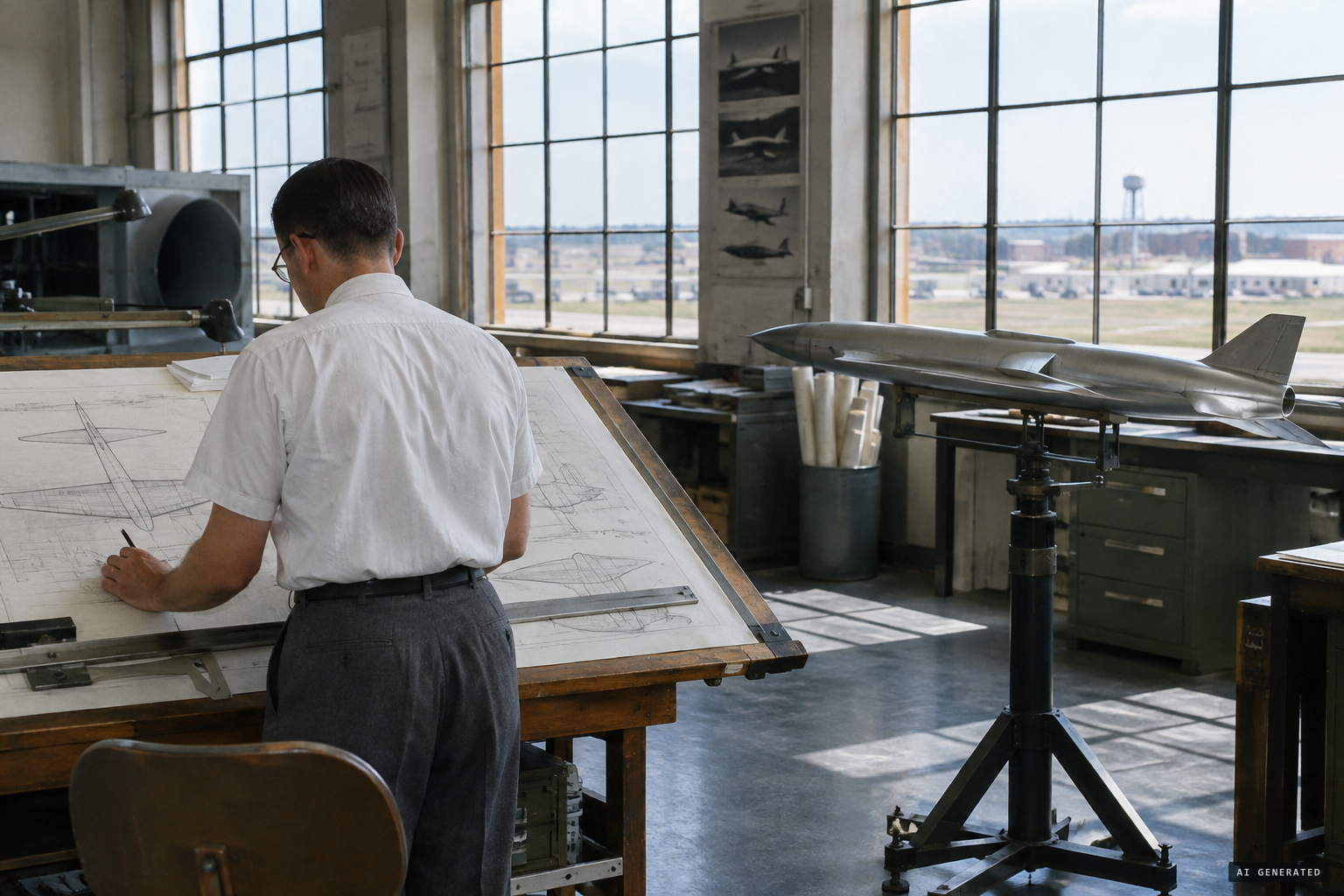 Paul R. Hill, aerodynamicist at the NACA Langley laboratory