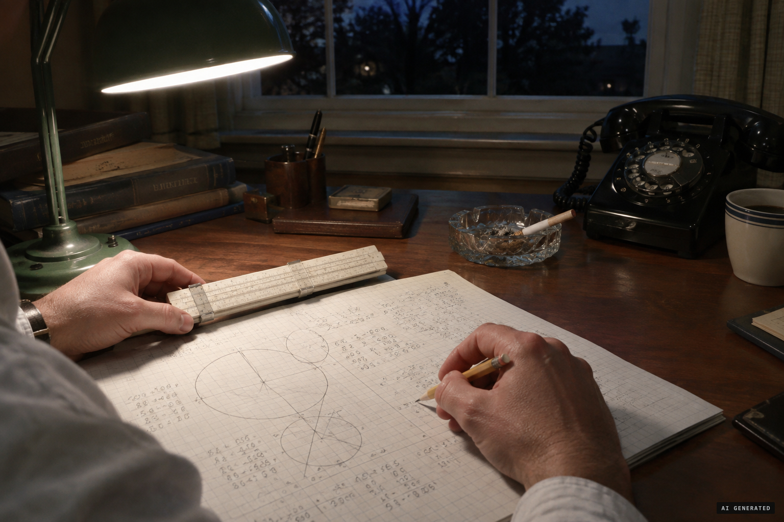 Hill calculates the lights' size and a turn of about 100 g