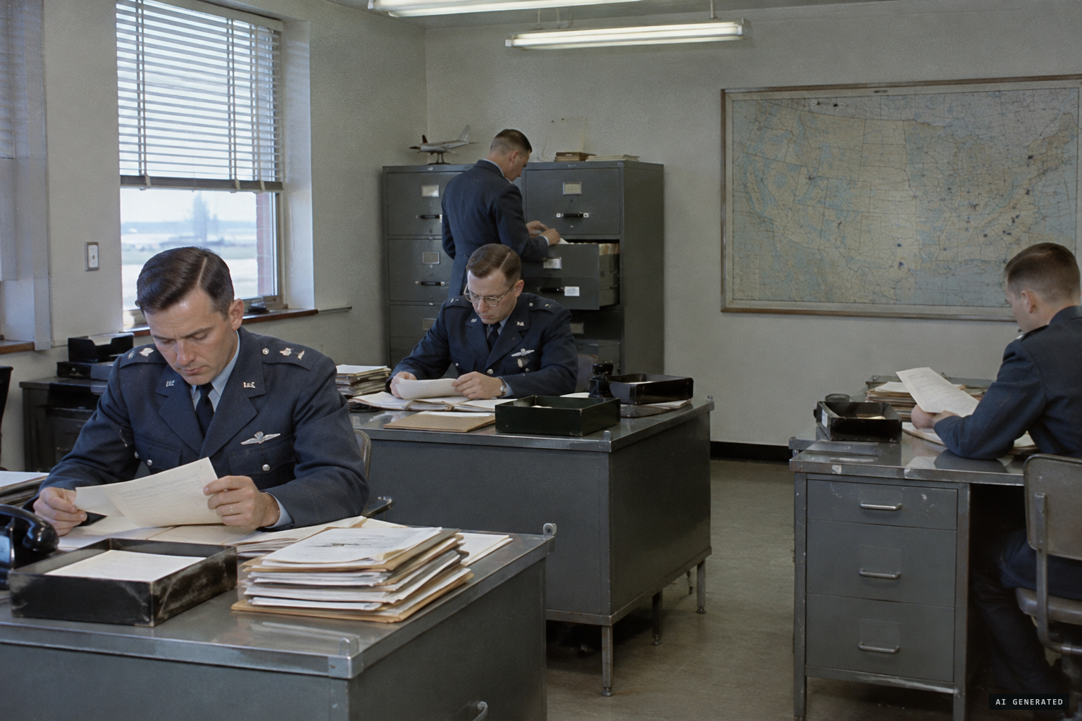 The report reaches Project Blue Book at Wright-Patterson