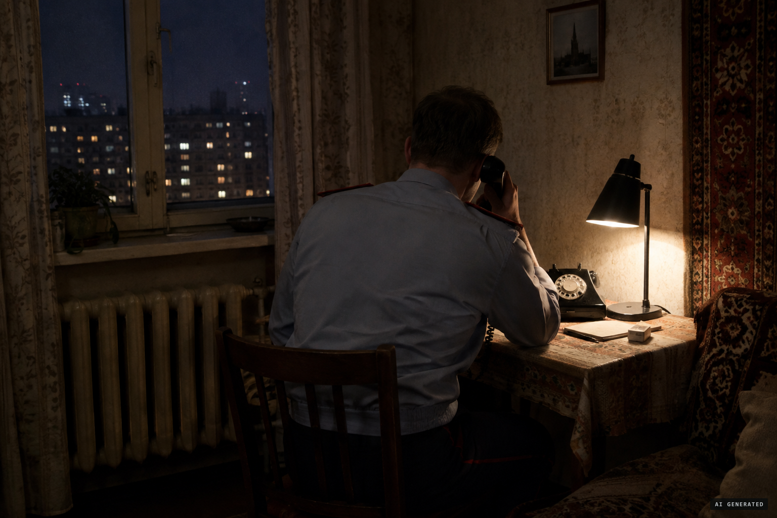 Maltsev phones the journalist in distress and asks not to be named