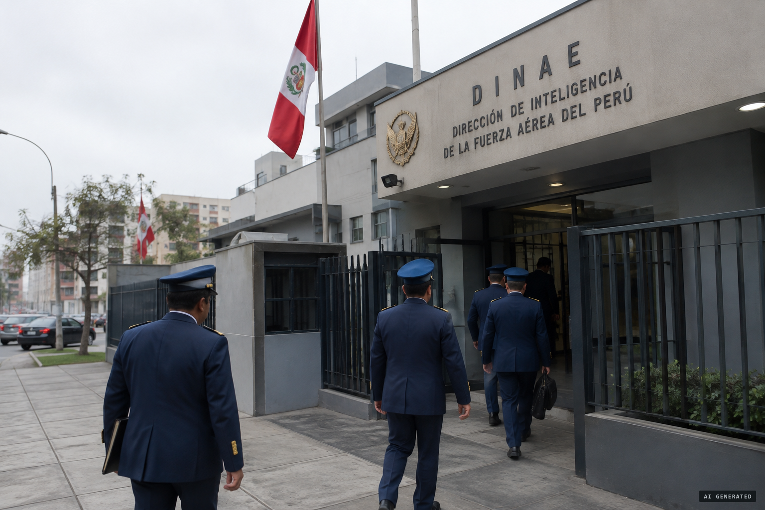 DINAE headquarters in Miraflores, where the DIFAA reopened